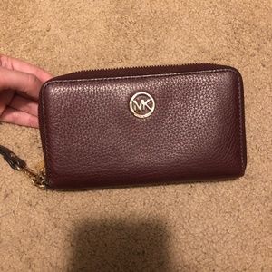 Michael Kors wristlet with phone case